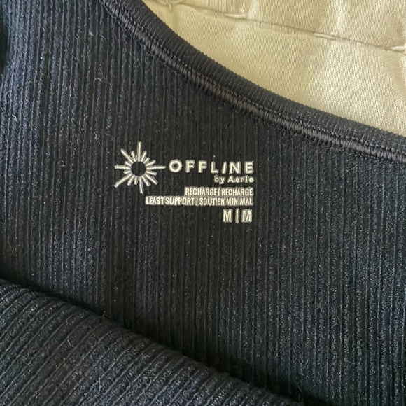 Aerie One Shoulder Ribbed Seamless Sports Bra - Picture 4 of 4